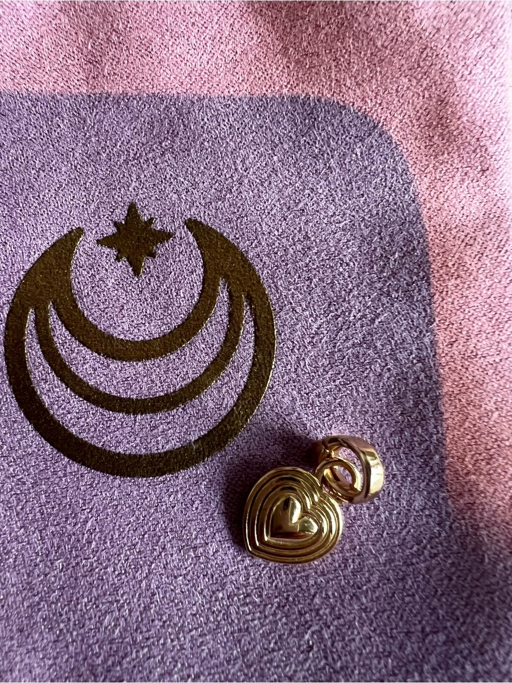 Jane Win- Gold Heart Drop Mini Charm- Women Jewelry